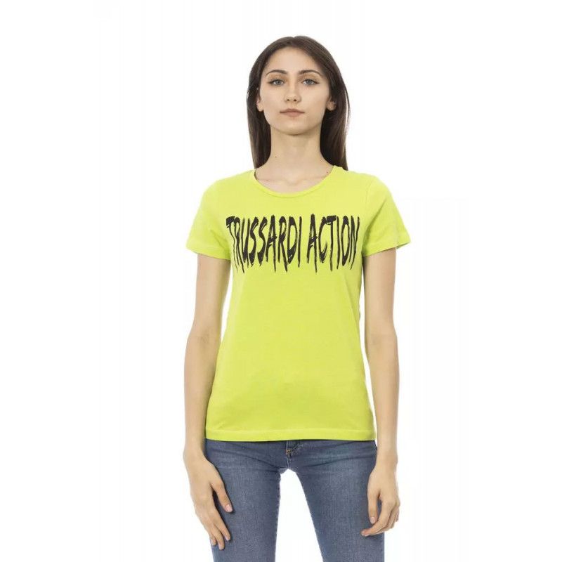 Top e maglietta in cotone verde - L