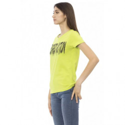Top e maglietta in cotone verde - L
