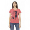 Top e maglietta in cotone rosa - XS