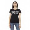 Top e maglietta in cotone nero - XS