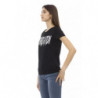 Top e maglietta in cotone nero - XS