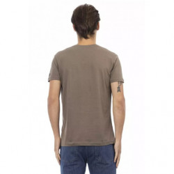 Maglietta in cotone marrone - 3XL