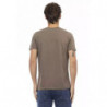 Maglietta in cotone marrone - 3XL