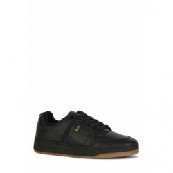 Sneakers basse in pelle di vitello nera - EU42/US9