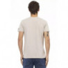 Maglietta in cotone beige - 3XL