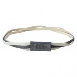 Cintura vita logo quadrato velluto bianco - 90 CM / 36 INCHES