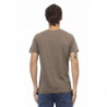 Maglietta in cotone marrone - M