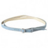 Cintura in vita alla moda in pelle sottile blu - L