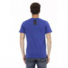 Maglietta in cotone blu - 3XL