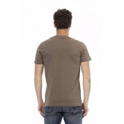 Maglietta in cotone marrone - M