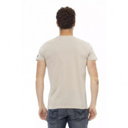 Maglietta in cotone beige - 3XL