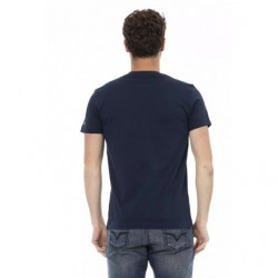 Maglietta in cotone blu - 3XL