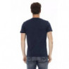 Maglietta in cotone blu - 3XL