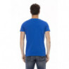 Maglietta in cotone blu - L
