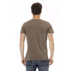 Maglietta in cotone marrone - 3XL