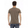 Maglietta in cotone marrone - 3XL