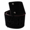 Cintura da donna borchie vita larga pelle nera - 85 CM / 34 INCHES