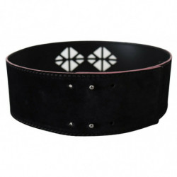 Cintura da donna borchie vita larga pelle nera - 85 CM / 34 INCHES