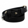 Cintura alla moda in vera pelle nera solida - 85 CM / 34 INCHES