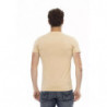 Maglietta in cotone beige - L