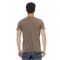 Maglietta in cotone marrone - 3XL