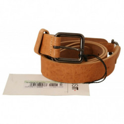 Cintura in vita con fibbia marrone chiaro - 85 CM / 34 INCHES