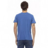 Maglietta in cotone blu - 3XL