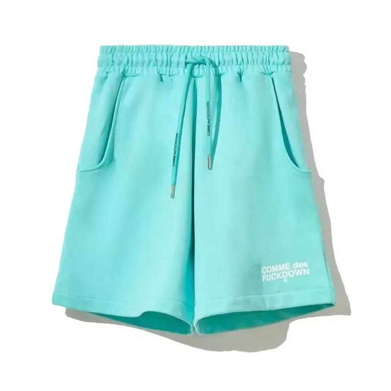 Short in cotone azzurro - S