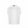 T-shirt bianca oversize con chiusura laterale - L