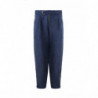 Pantaloni dalla vestibilità comoda in lino effetto denim - IT52 - XL