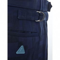 Pantaloni in lino dalla vestibilità comoda con cintura - IT50 - L