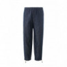 Pantaloni Blu con Fascia Elastica in Vita - 48 - M