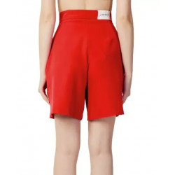 Pantaloncini rossi in poliestere - S
