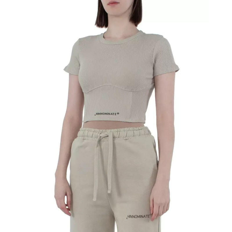 Maglione in cotone beige - XS