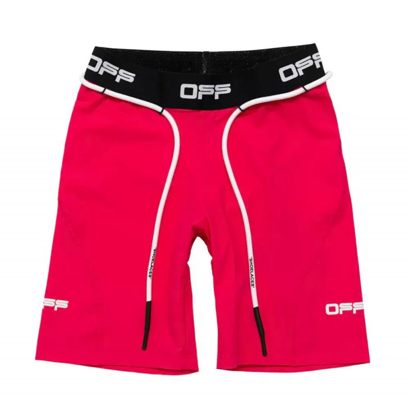 Pantaloncini in poliestere rosa - XS