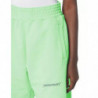 Pantaloncini in cotone verde - L