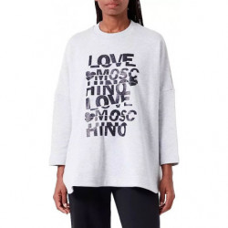 Maglione di cotone grigio - L