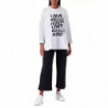 Maglione di cotone grigio - L