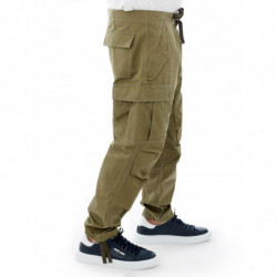 Pantaloni cargo in cotone verde - W34