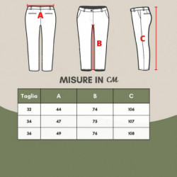 Pantaloni cargo in cotone verde - W34