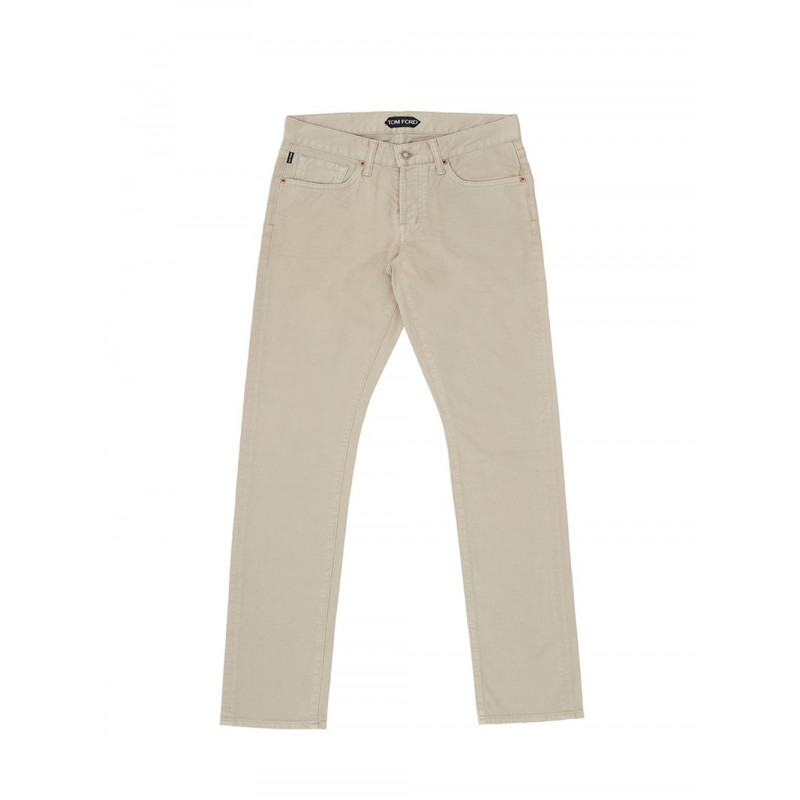 Pantaloni jeans cinque tasche beige - W29