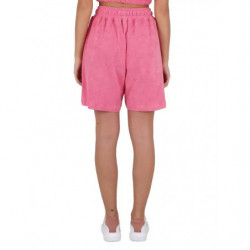 Pantaloncini in cotone rosa - S