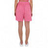 Pantaloncini in cotone rosa - S