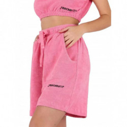 Pantaloncini in cotone rosa - S