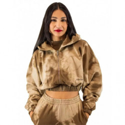 Maglione in cotone marrone - S