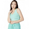 Top e maglietta in cotone verde - S