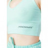 Top e maglietta in cotone verde - S