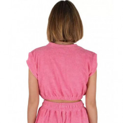 Top e maglietta in cotone rosa - S