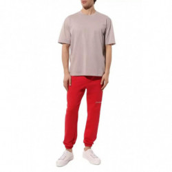 Jeans e pantaloni in cotone rosso - L