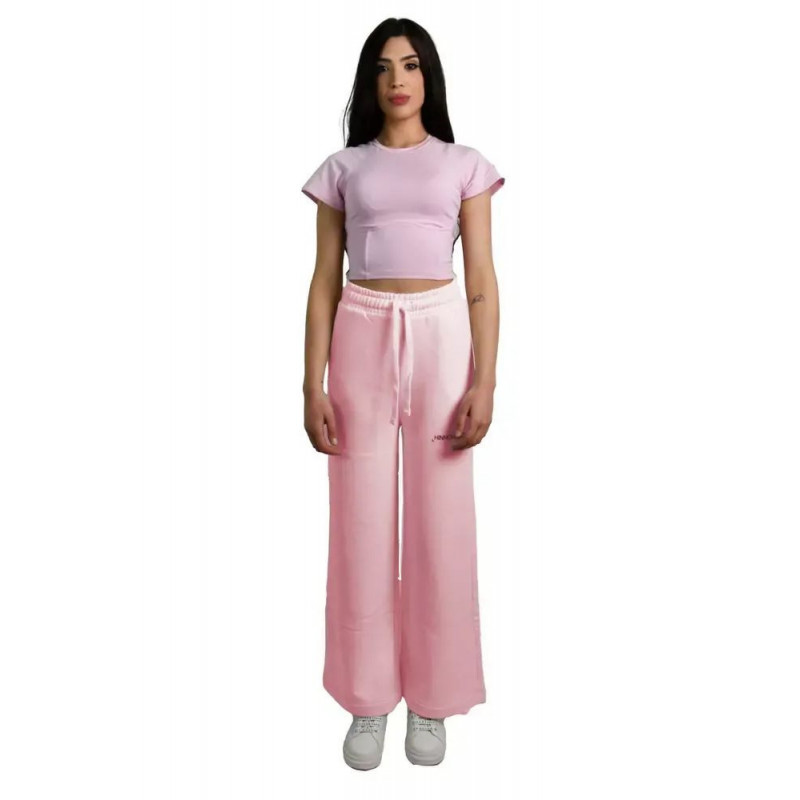 Jeans e pantaloni in cotone rosa - XL